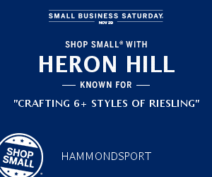 Small Business Saturday at Heron Hill Winery